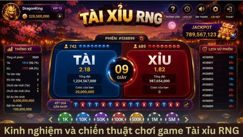 Tài xỉu RNG – Sân chơi xanh chín, cứ quay là trúng 3 Kinh nghiệm và chiến thuật bẻ gãy thuật toán Tài xỉu RNG