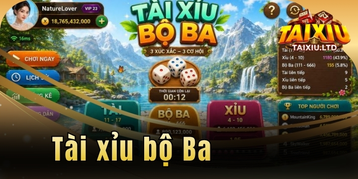 Tài Xỉu Bộ Ba – Bí kíp chinh phục game cược thế hệ mới 1 Tài Xỉu Bộ Ba – Bí kíp chinh phục game cược thế hệ mới