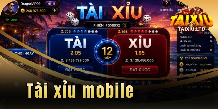 Tài xỉu mobile – Bí kíp cá cược mượt mà và hốt bạc mọi lúc mọi nơi 33 tai xiu mobile 2026 moi nhat